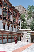 Ladakh - Hemis, the various halls of the gompa are arranged around a courtyard 